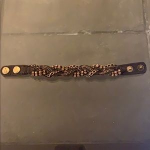 Leather wrap bracelet